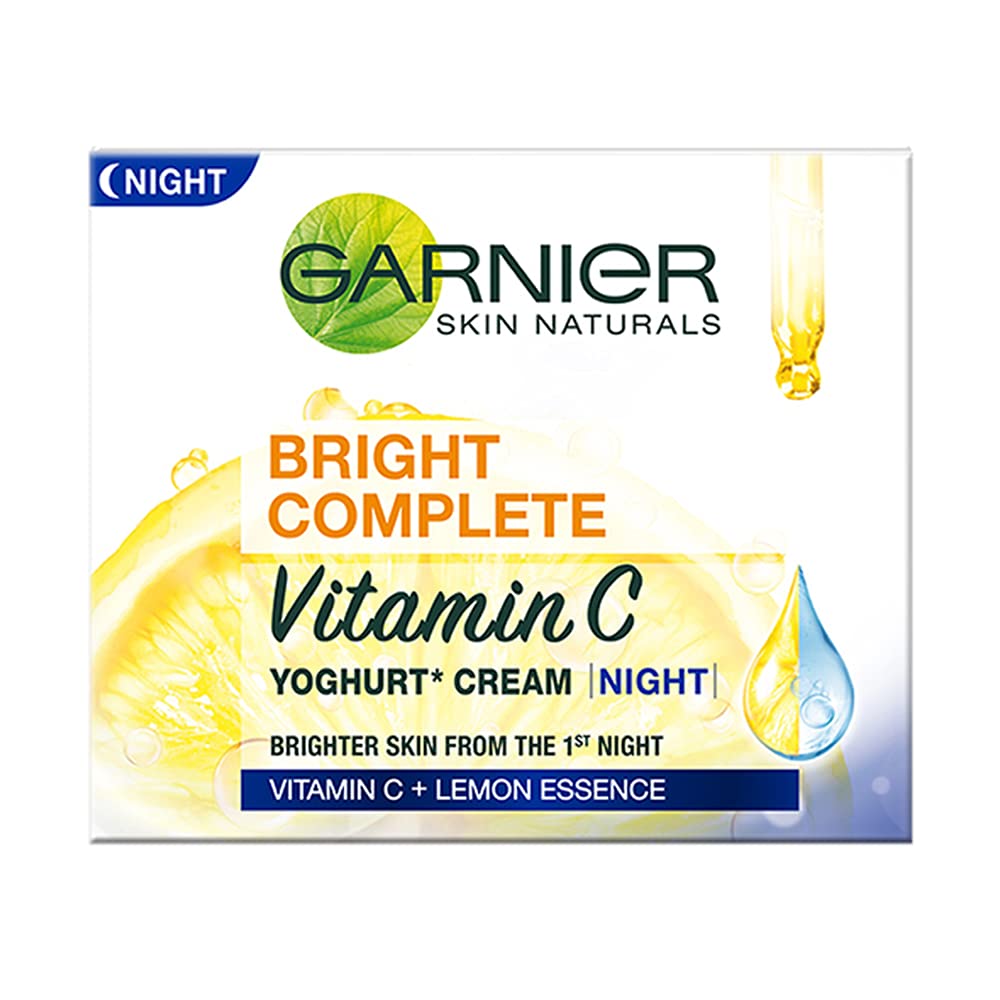 GarnierBright Complete VITAMIN C YOGHURT Night Cream, 18g