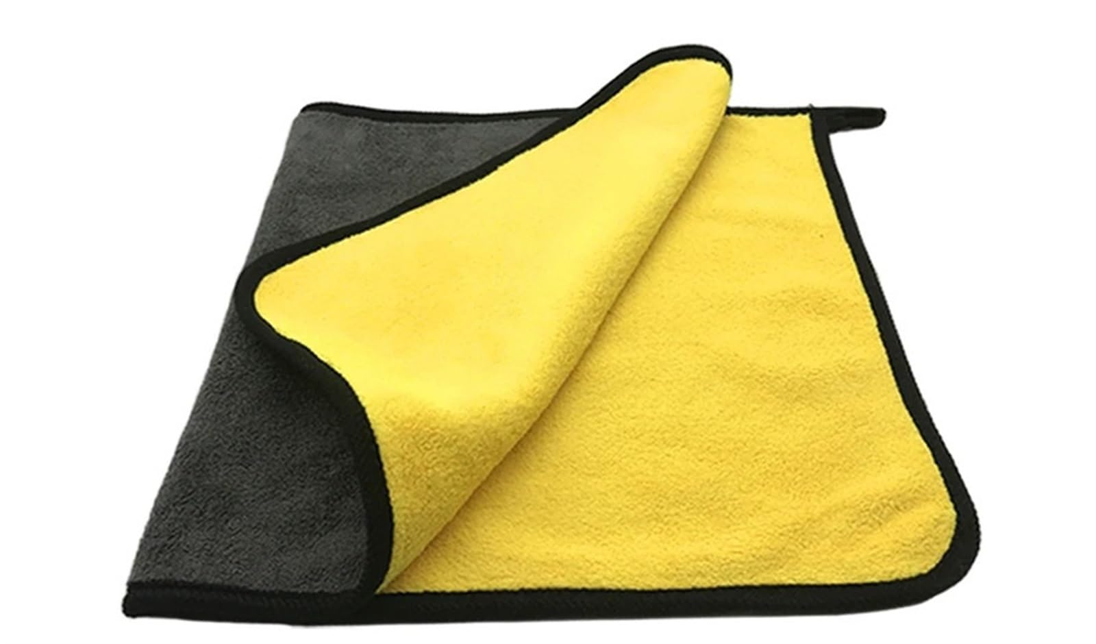 Paño de Limpieza Toalla de limpieza de microfibra gruesa, paño de secado suave, toallas for lavado de carrocería de coche, trapos de limpieza de doble capa, accesorios for coche, 1/2/6 Uds.(30x60 6pc)
