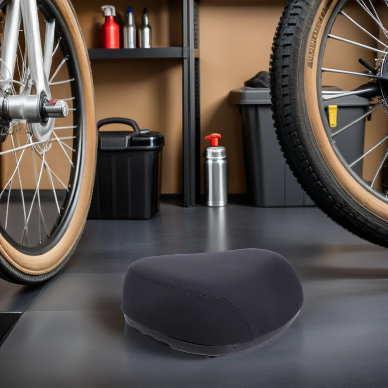 SUPVOX Cuscino per Sella da Bicicletta Elettrica e Imbottito in Spugna, Coprisella Comodo e Resistente per Sedile Veicoli Elettrici, Adatto per Mountain Bike e Uso Outdoor