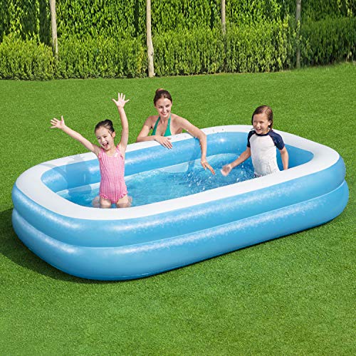Bestway Family Pool, aufblasbares Kinder-Planschbecken 262 x 175 x 51 cm