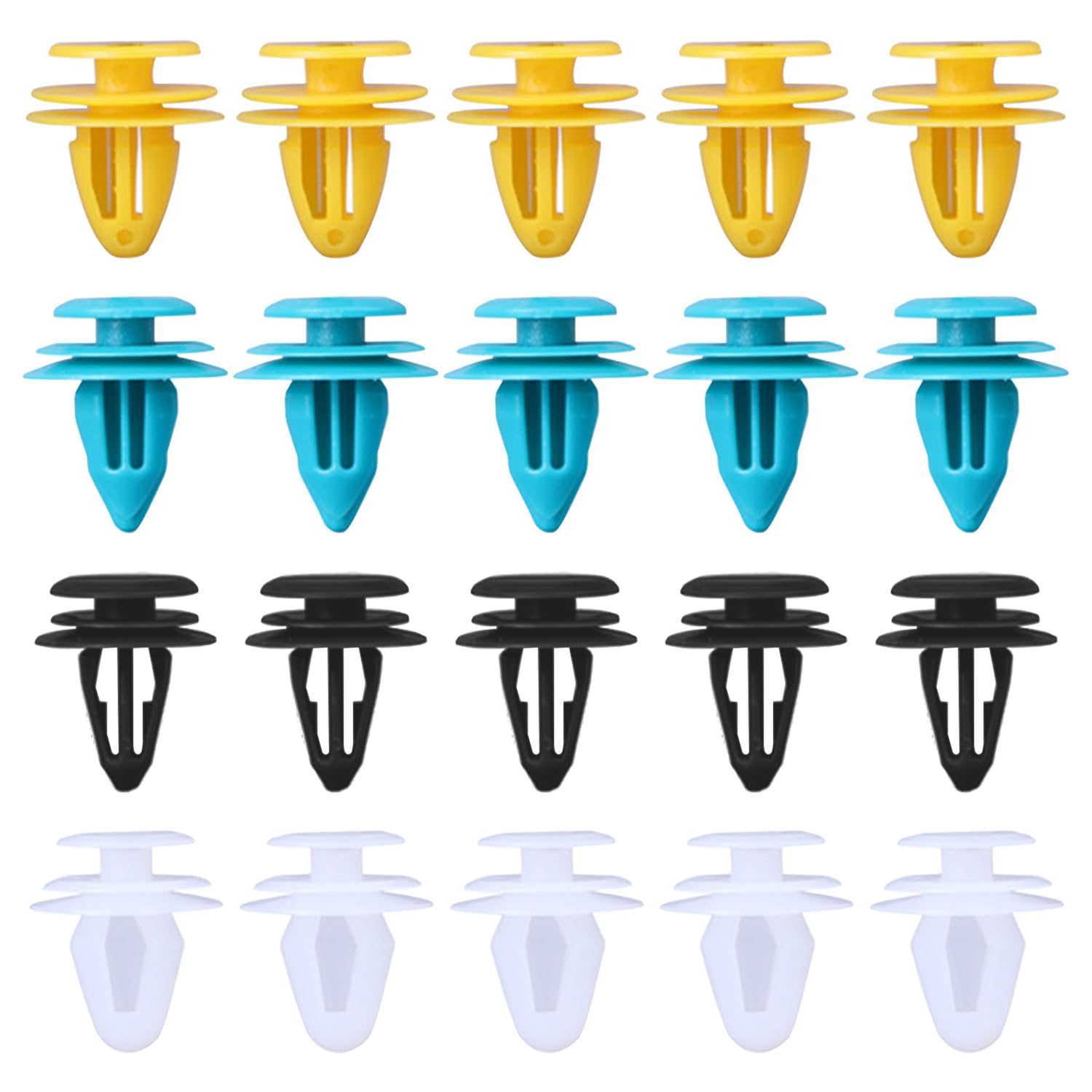 YAYNO 60 Pièces Clips De Fixation Voiture Clips De Fixation