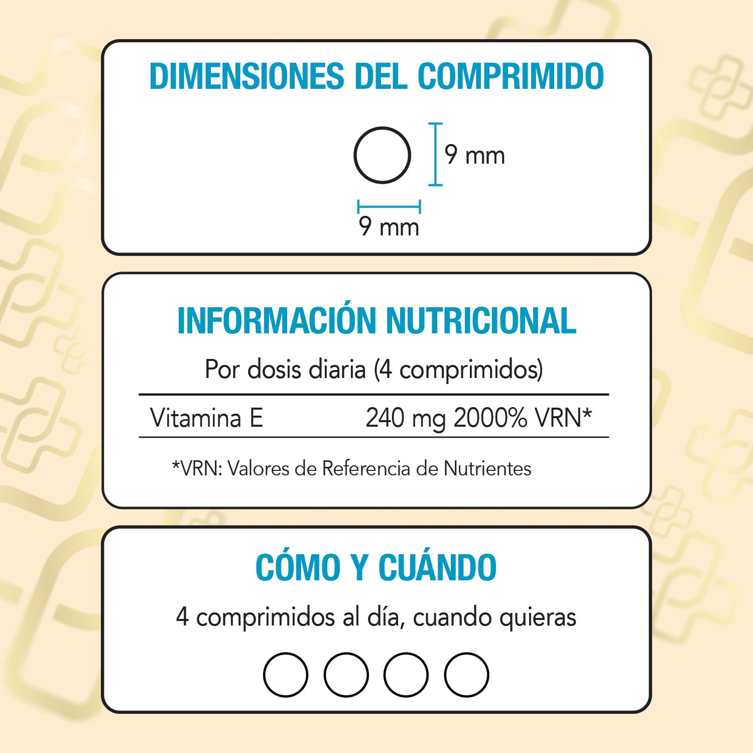 Vitamina E Pura 365 Comprimidos PiùLife, 356 U.I Por Dosis (4 Al Día), Antioxidante Natural Contra Los Radicales Libres, Vitamina E Para La Cara, Piel, Vista, D-Alfa-Tocoferol