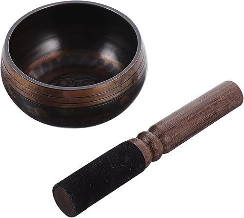 SUPVOX 1 Unidades Buda Sound Bowl Budista Bowl Music Sound Bowl Alms Bowls Yoga Sets Crystal Sets Meditation Bowl Copper Singing Bowl Meditación