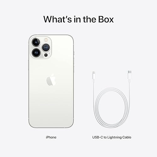 Vista 6 de Apple iPhone 13 Pro Max, 256 GB, Plata - Desbloqueado (Renovado)