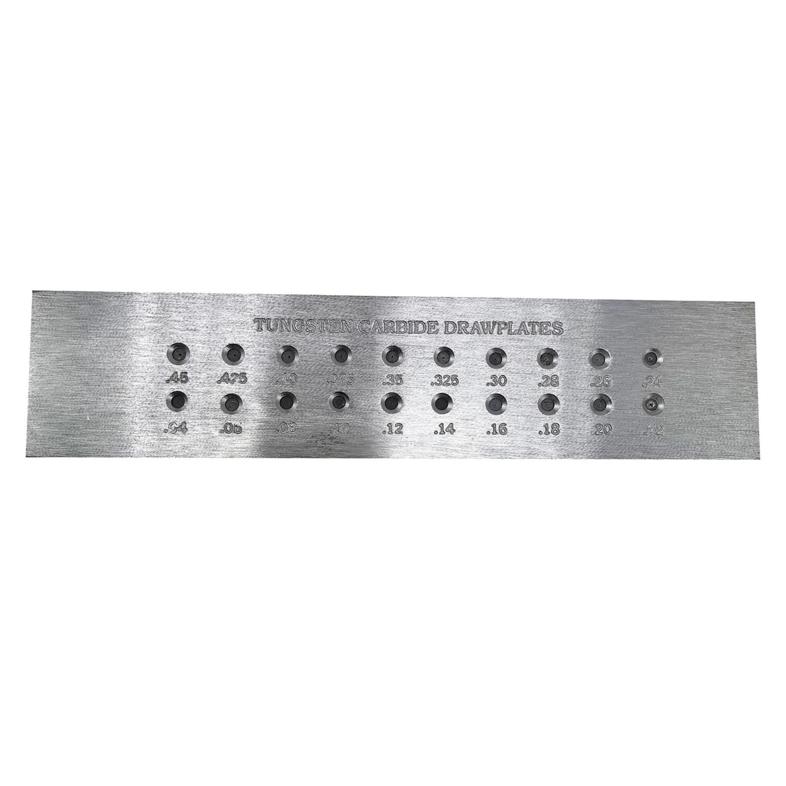 Msioytog 0.04 To 0.45 52 Hole Wire Draw Plate 0.04-0.45/0.04-0.8/0.04-1.6Mm Round Shape For Jewelry Making Tool Jeweler Draw Plate Tool Resistant