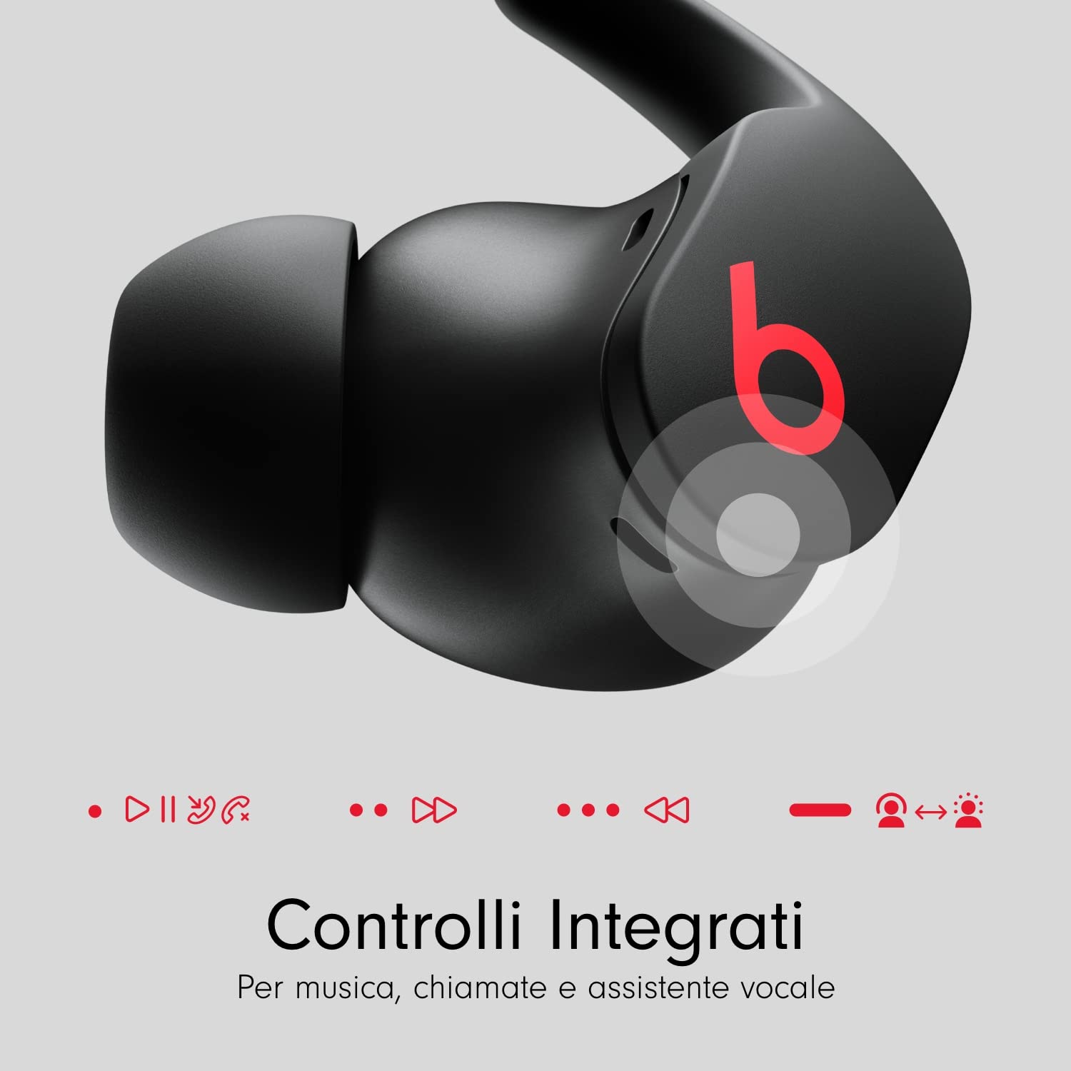 Beats Fit Pro – Auricolari true wireless con cancellazione del rumore – rating di grado IPX4, compatibili con Apple e Android, Bluetooth® di Classe 1, microfono integrato – Nero (versione precedente)