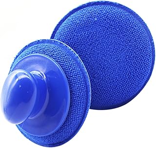 Totority 2 Pçs Esponja De Cera De Carro Esponja De Limpeza Aplicador De Cera Almofada Ferramenta De Limpeza De Pára-Brisa Ferramentas De Carro Esponja De Polimento Almofada De Esponja De