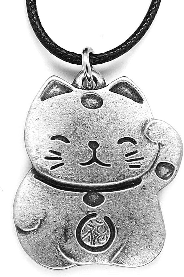 Interesting TimesBeckoning Cat Maneki Neko Fortune Lucky Pendant Charm