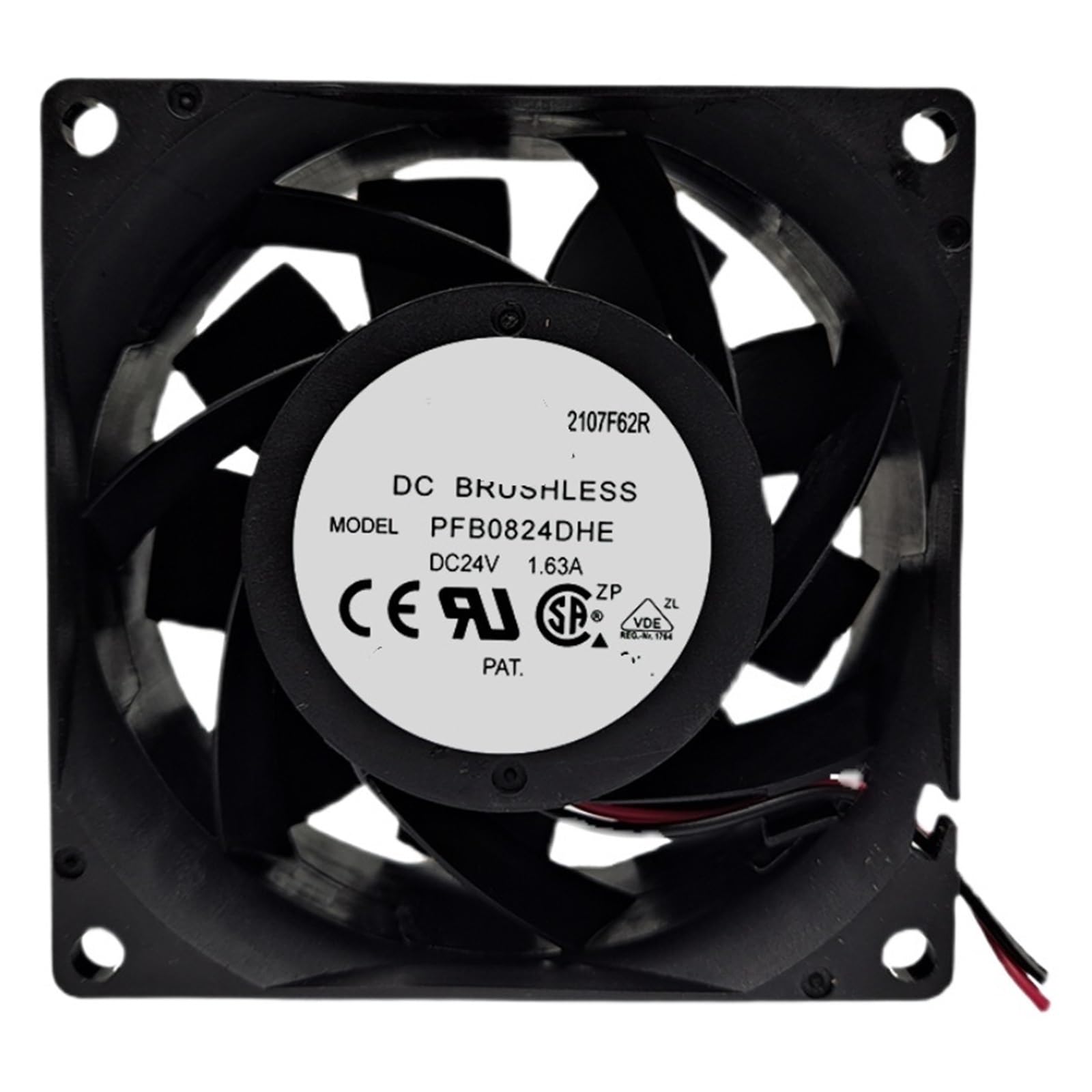 IVEKYKIBC PFB0824DHE DC 24V 1.63a 9000rpm 132cfm 8038 80 * 38MM 8cm Cooling Fan