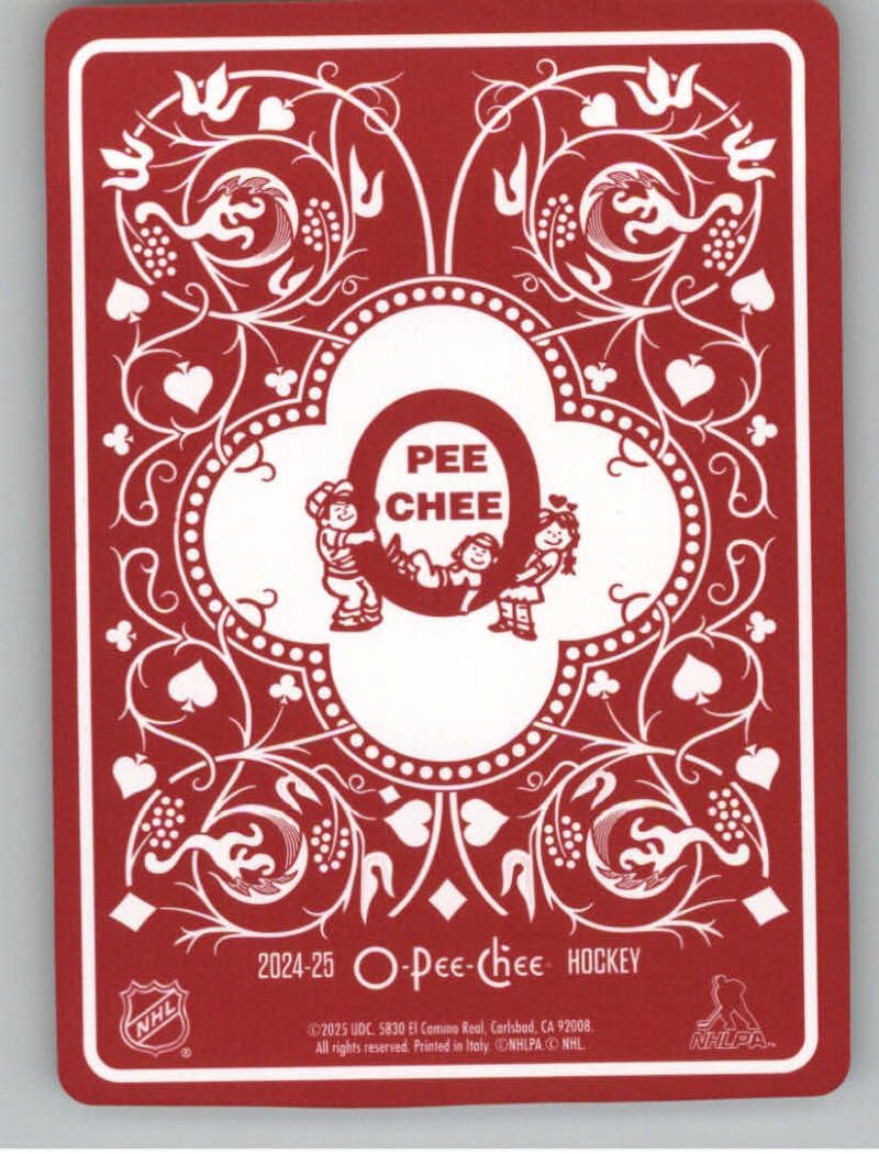 2024-25 O-Pee-Chee Playing Cards #A-SPADES Connor McDavid Edmonton Oilers Official NHL Hockey Card in Raw (NM or Better) Condition