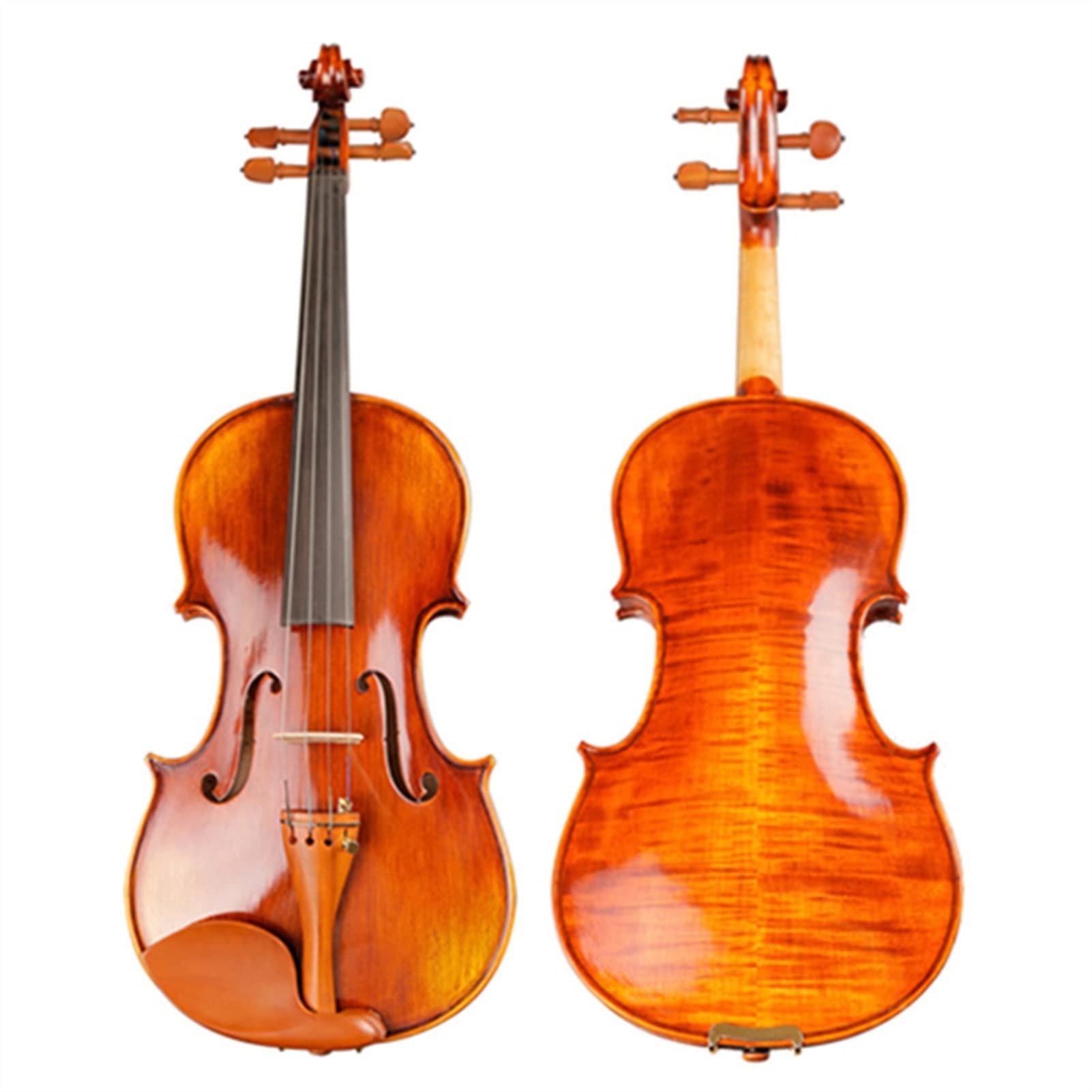 Violine Streichinstrumente Violine 4/4 3/4 1/2 1/4 Natürliche Streifen Ahorn Handfahrzeug Violino Mit Fallbogen (Color : 1/4)