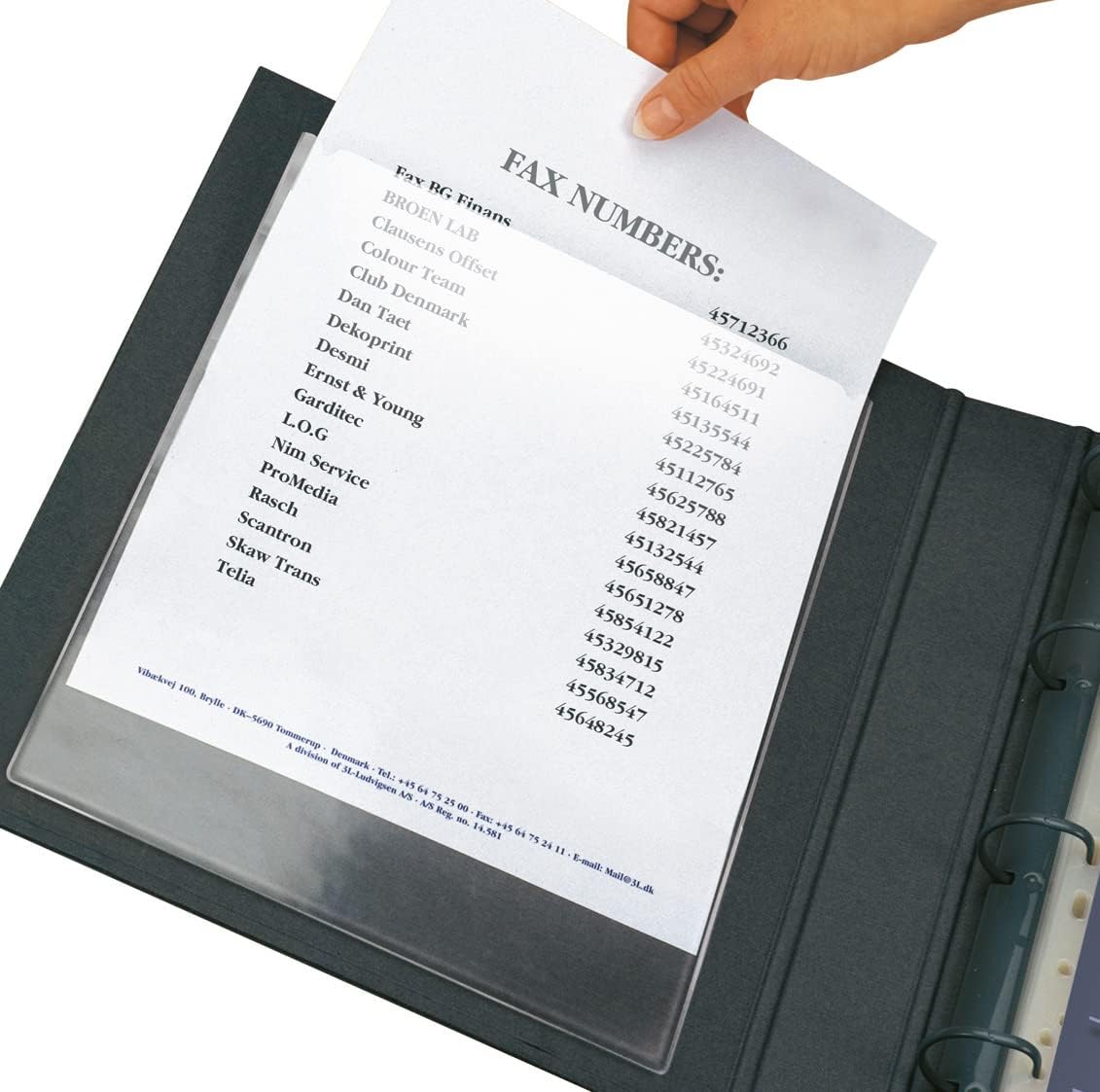 DJOIS Self-Adhesive Clear Document Pockets – 9" x 11-1/2", 9 mil Thickness, 300-Pack, Made in Denmark (103-10509)