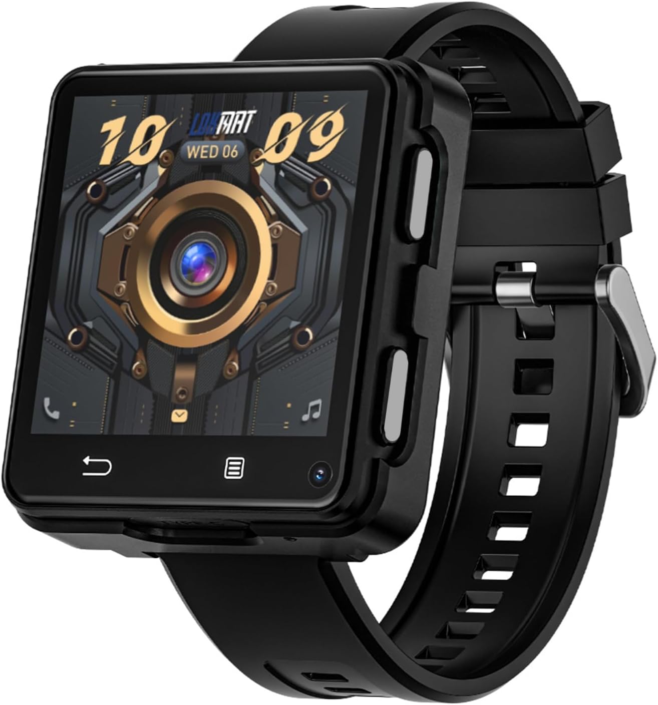 4G Smart Watch with Nano SIM Card Slot, 2.64 inch Touchscreen, 4GB + 64GB Storage, Independent Phone Call, WiFi BT Smartwatch, Step Counter