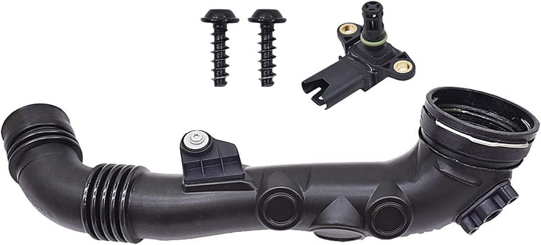 Silscvtt Air Intake Hose Intercooler Hose Throttle Housing Replacement for E82 E90 135i 135is 335i X1 2011 13717599294 13717615026