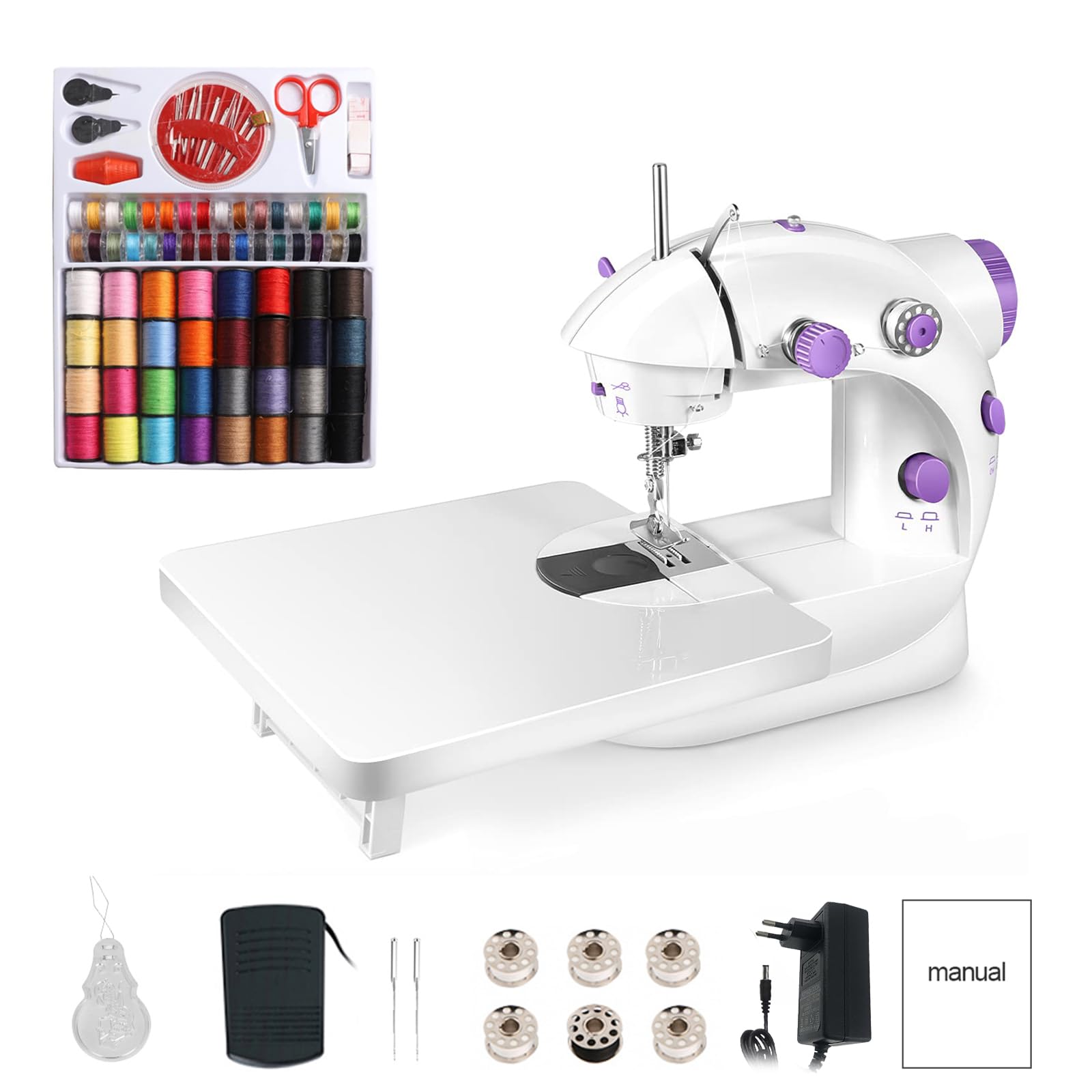 Macchina Da Cucire Portatile Evomosa - Ideale Per Principianti E Piccole Riparazioni - Foto 3