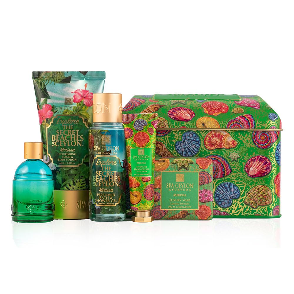 Spa Ceylon Undersea Paradise Pampering Set Mirissa 5pc Bath Shower