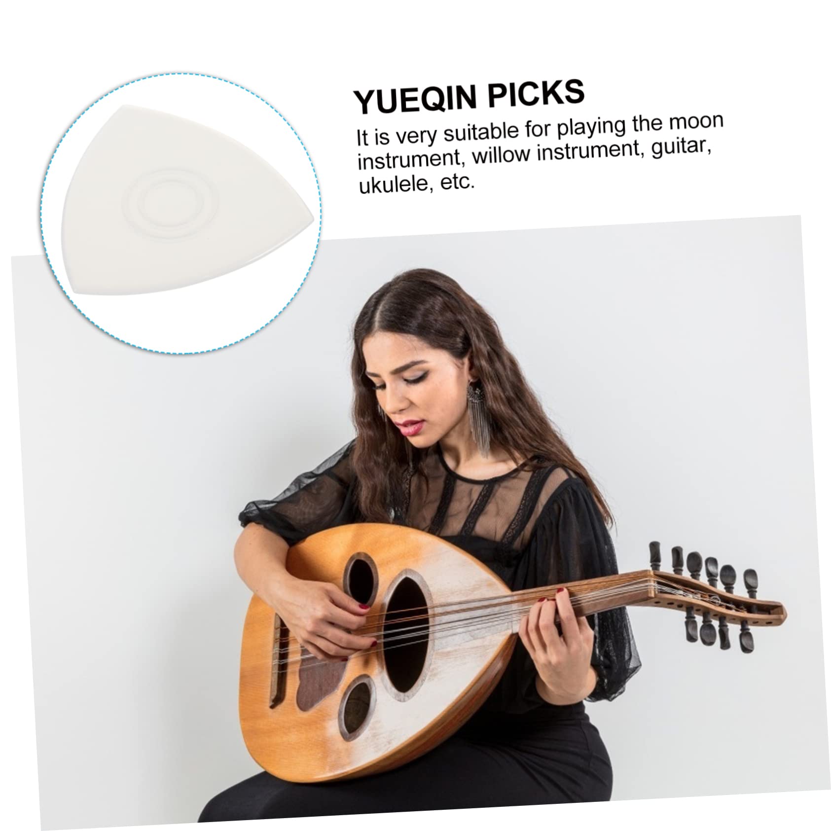 VICASKY 48stücke Rutschfeste Nylon-gitarren-picks Für Liuqin Und Ukulele Professionelle Plectrums Mit Klarem Sound Und Komfortablem Griff