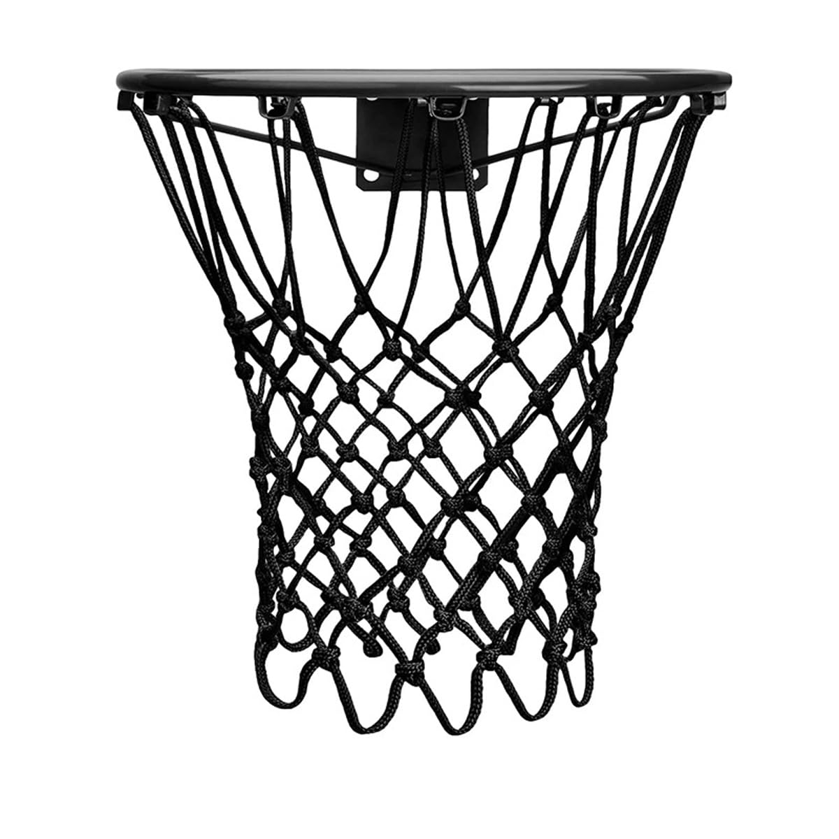 Filet de Basket de Remplacement Robuste, de qualité Professionnelle, adapté aux terrains extérieurs et intérieurs, avec cerclage Standard, résistant aux intempéries et Anti-Fouet.