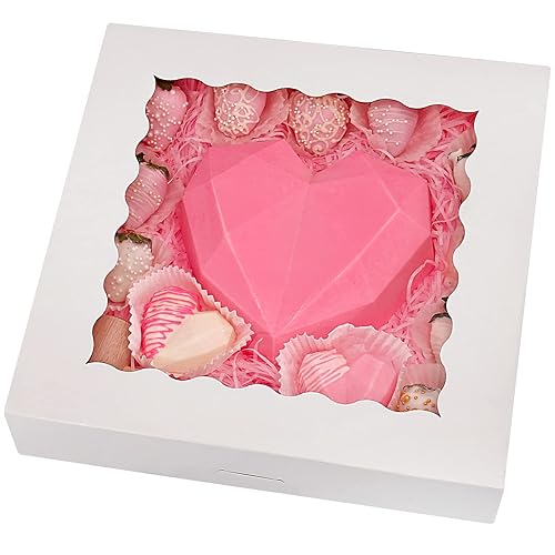 20-Pack Pie Boxes 12" x 12" x 2.5", Bakery Boxes