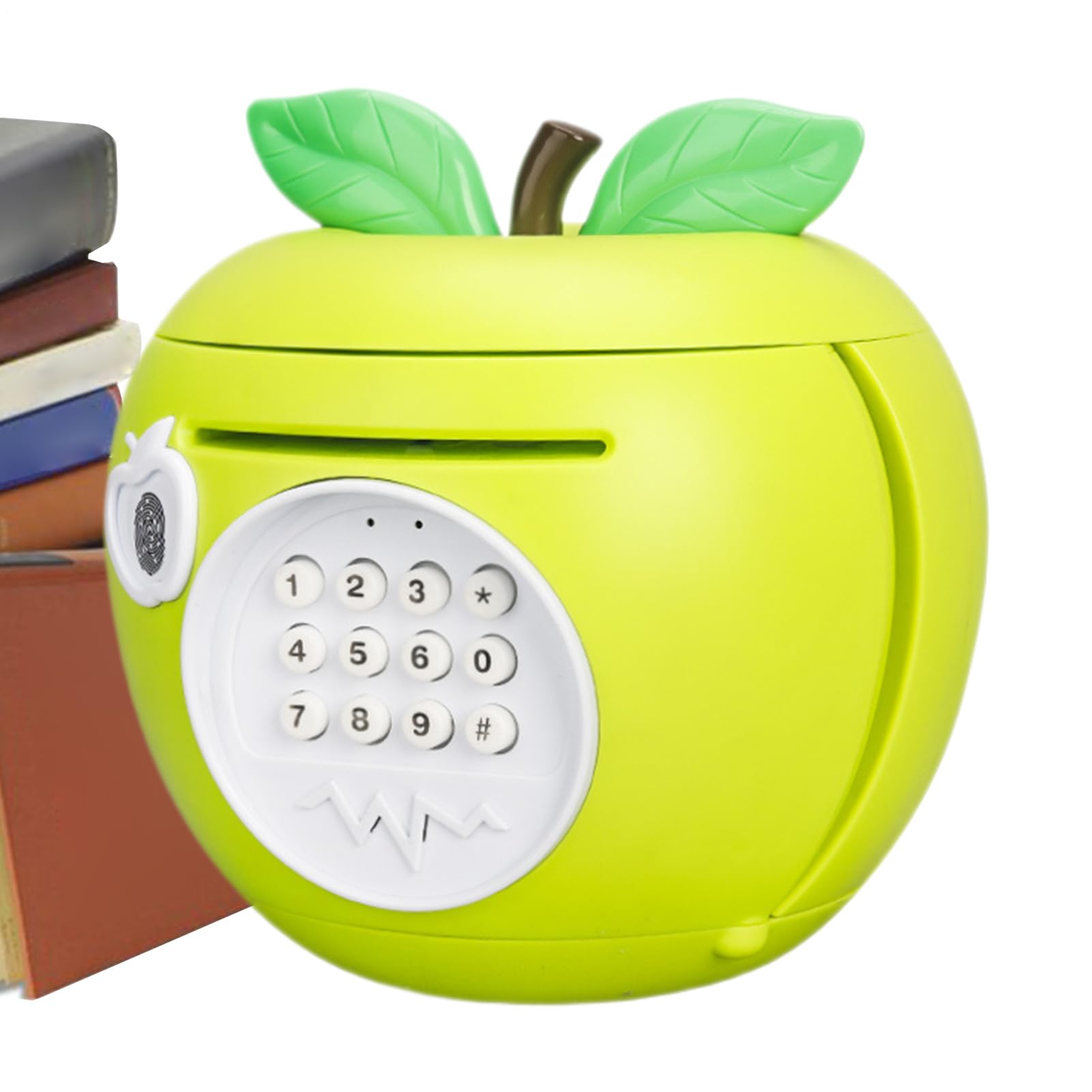 Tirelire électronique fruit à code pour table de chevet chambre enfant et maison