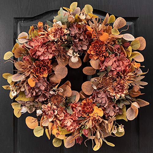 50% Off Discount QUNWREATH 20 Inch Fall Wreath,Front Door Wreath,Autumn Wreath,Yellow Orange Dahlia Hydrangea Wreath,Wreath for Front Door Home Wall Window Thanksgiving Decor 50% Off Discount QUNWREATH 20 Inch Fall Wreath,Front Door Wreath,Autumn Wreath,Yellow Orange Dahlia Hydrangea Wreath,Wreath for Front Door Home Wall Window Thanksgiving Decor