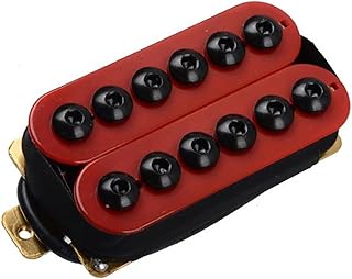 Adjustable Metal Double Coil Electric Guitar Pickups Humbucker Punk Accessories guitar pickup set (Color : Neck Pickup)