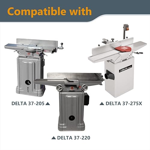 Miniatura 5 de POWERTEC Cuchillos de unión de 14803V de 6 pulgadas para Delta 37-658 37-190 37-195 37-205 37-220 37-275X Jet 708457K JJ-6CS - Juego de 3