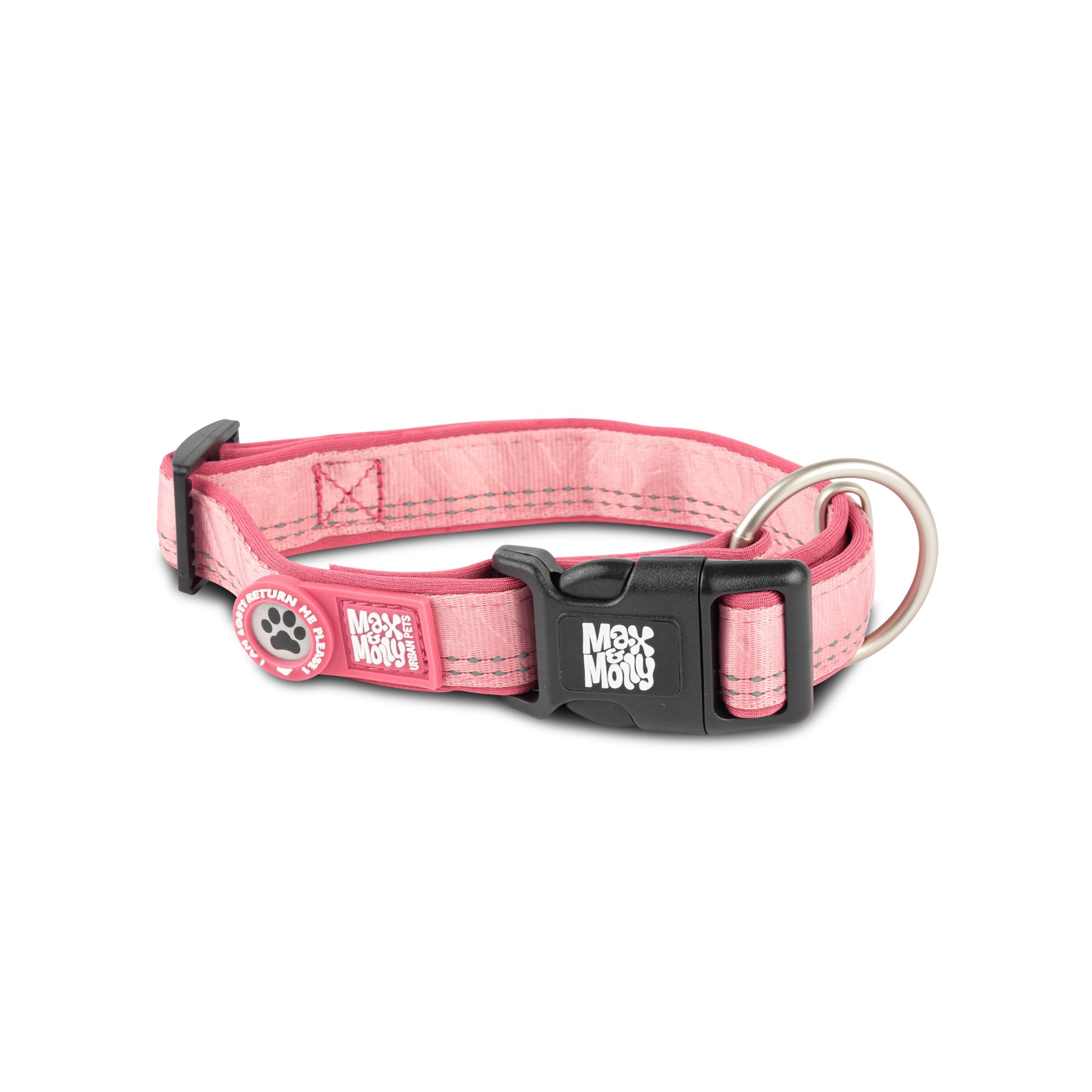 Max & Molly Urban Pets Matrix 2.0 Akıllı Künyeli Köpek Boyun Tasması – Güvenli ve Konforlu Tasma (Rose, M)
