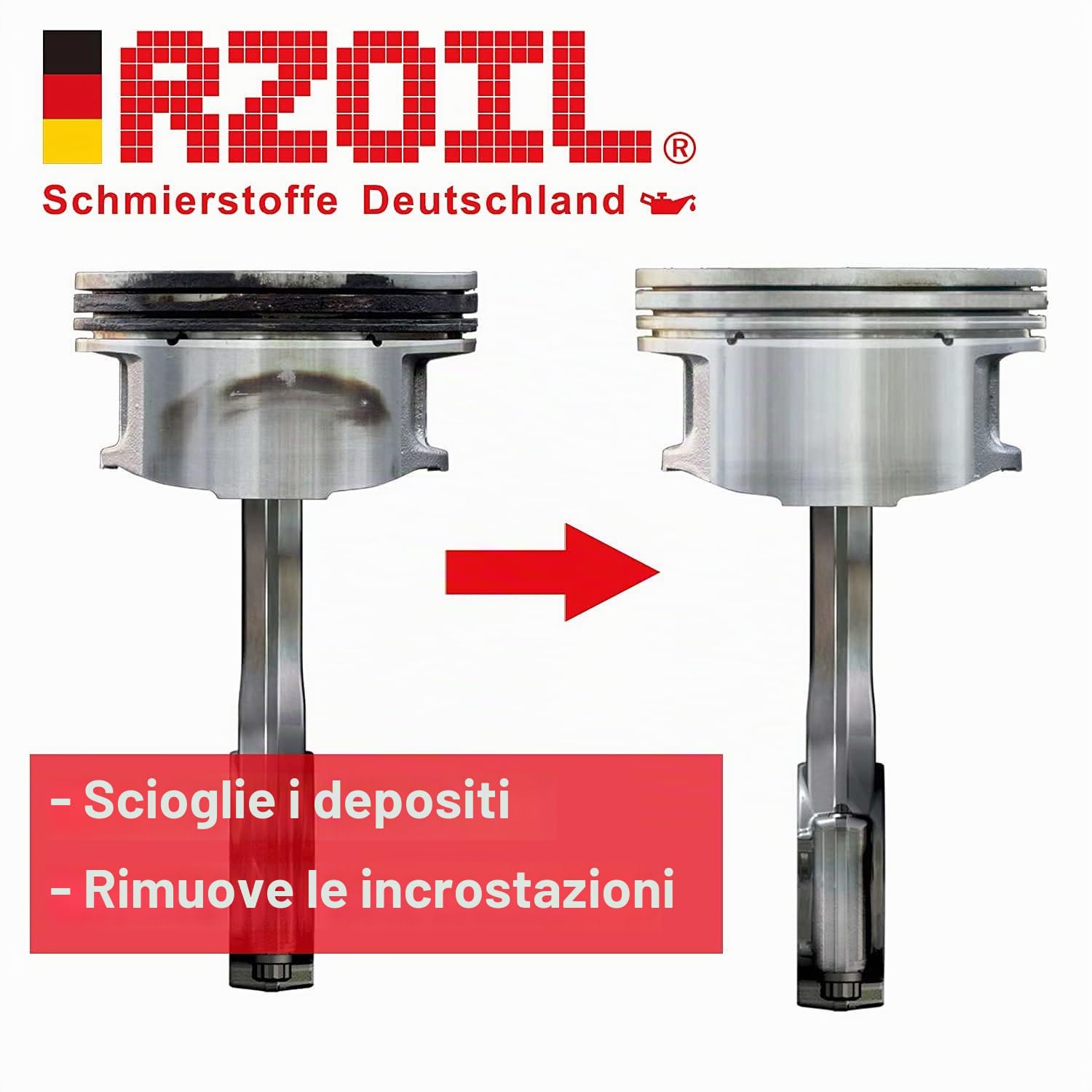 1 risciacquo motore RZ20E, detergente per motore, lavaggio dell'olio, detergente per sistemi dell'olio, additivo per olio, detergente per motore, motore e flacone da 300 ml