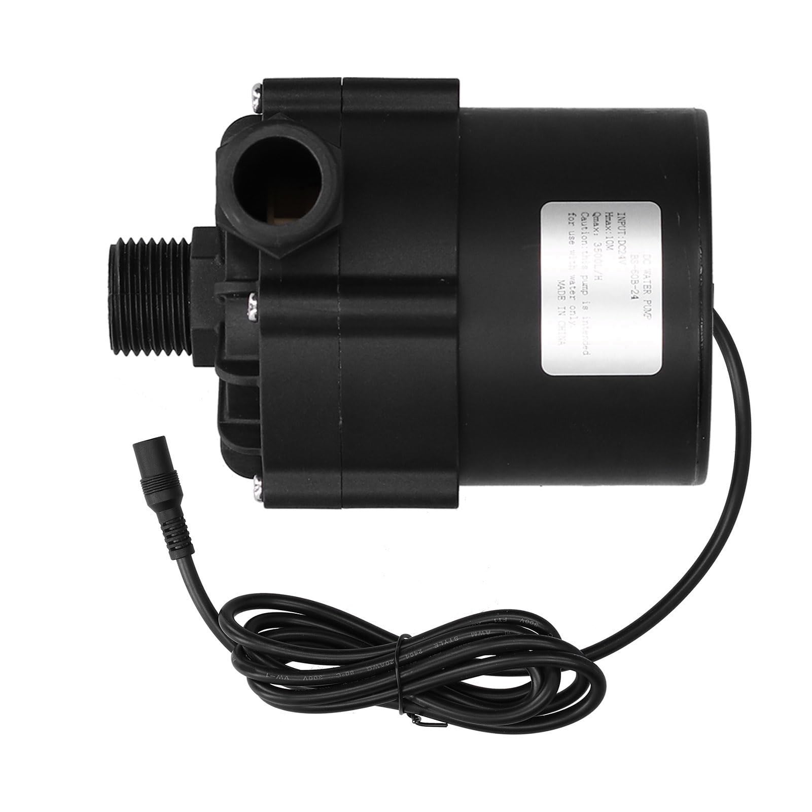 Bomba Sumergible Bomba de Agua CC sin Escobillas 24V 77W IP68 Bajo Nivel de Ruido Cabezal de 10 M Plástico de Ingeniería para Fuente de Acuario Hidropónico Refrigeración de Vehículos Eléctricos