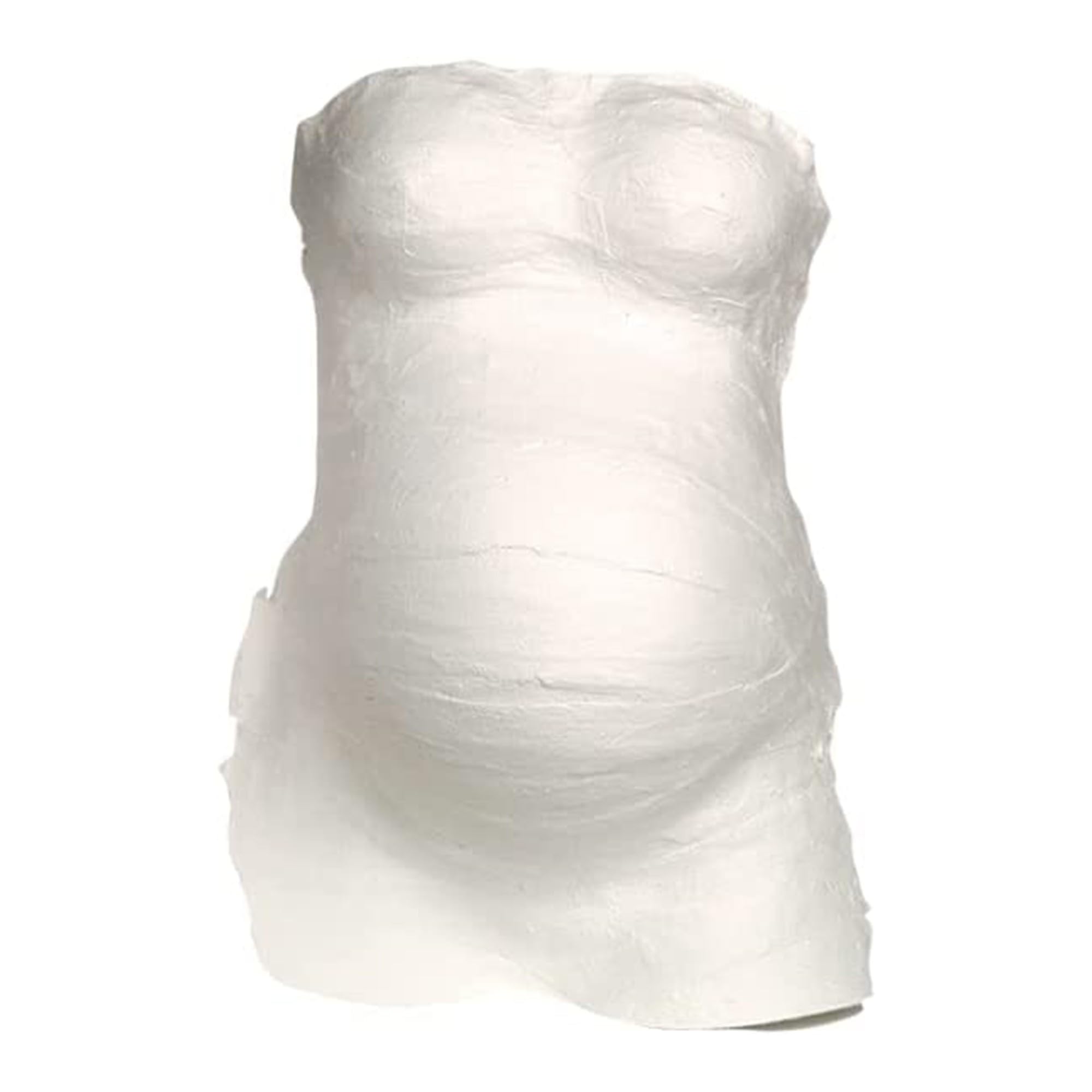 Ricordare la seconda gravidanza con un calco in gesso del pancione