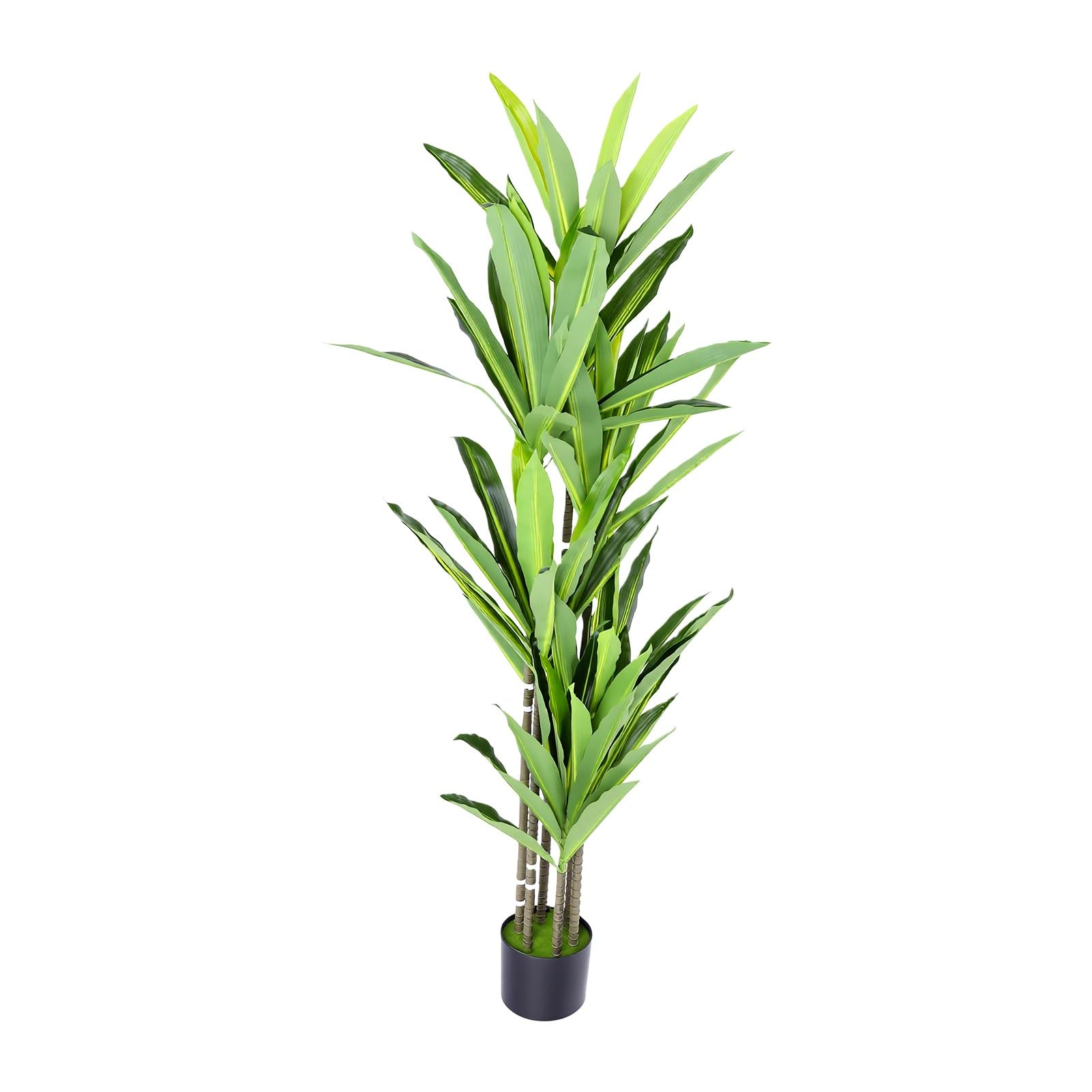 Arbre de Fer Artificiel du Brésil 4,9 Pieds avec Feuilles de Soie