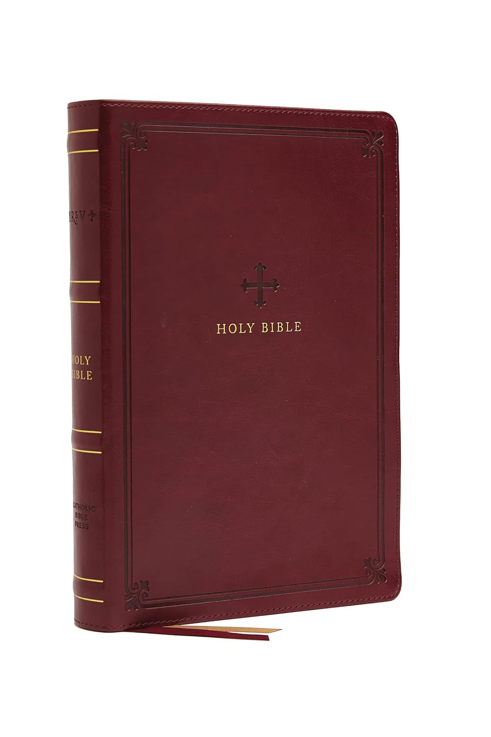 NRSV Large Print Standard Catholic Bible, Red Leathersoft
