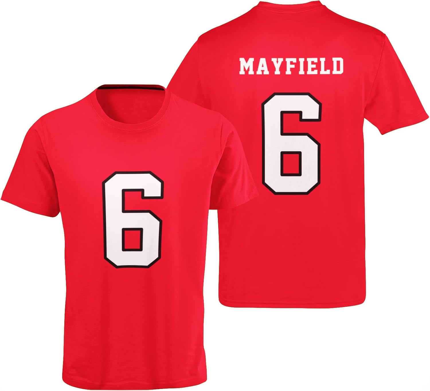 Baker Mayfield Tampa Bay Football T-Shirt Cotton Jersey #6 Florida