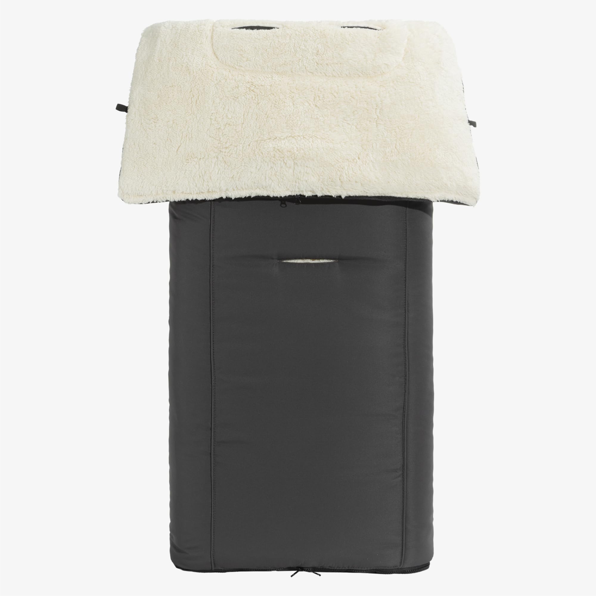 Navaris Fußsack Kinderwagen für Winter - Fusssack Kinderwagen für Baby Winter - Baby und Kinder Fußsack Buggy Herbst - warmer Fusssack Buggy - Winterfußsack Wintersack - Grau