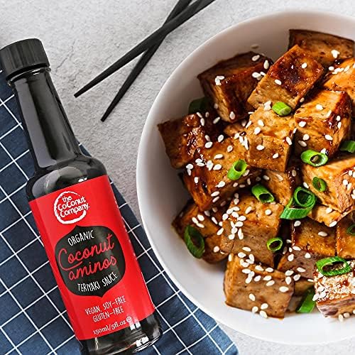 Organic Coconut Aminos - Teriyaki - 150ml - 2 Bottles, Vegan, Naturally Fermented, no-Soy, Low Salt, Non-GM, Gluten-Free
