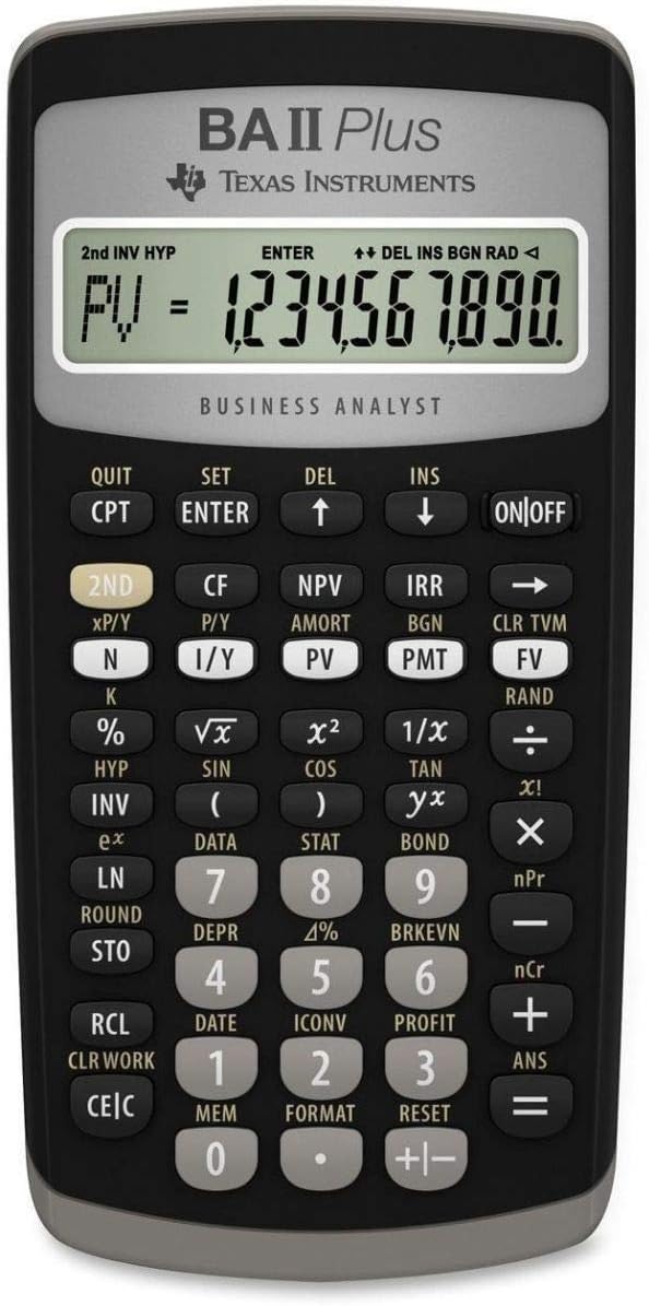 BA II Plus Financial Calculator