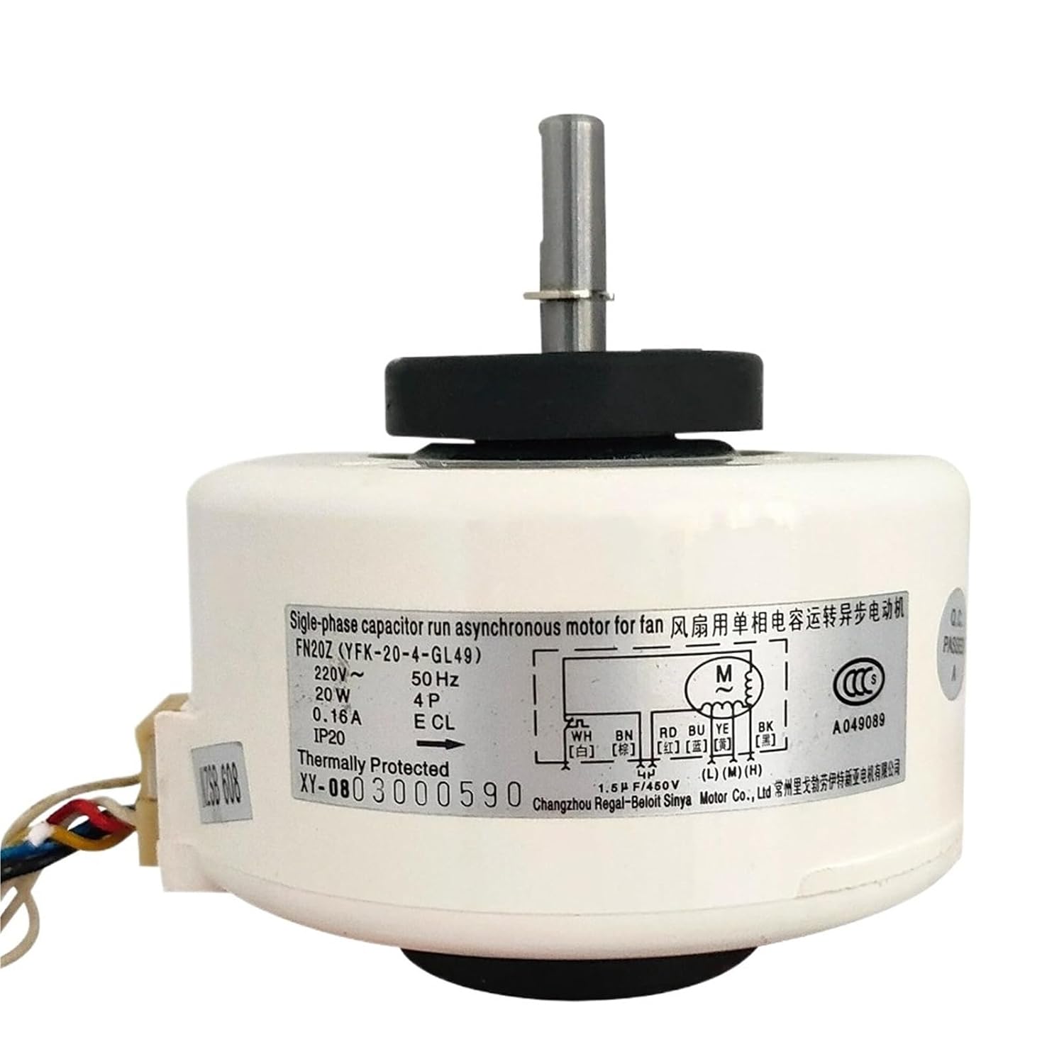 Air Conditioner Internal Unit Motor for FN20Z YFK-20-4-GL49 Motor Fan