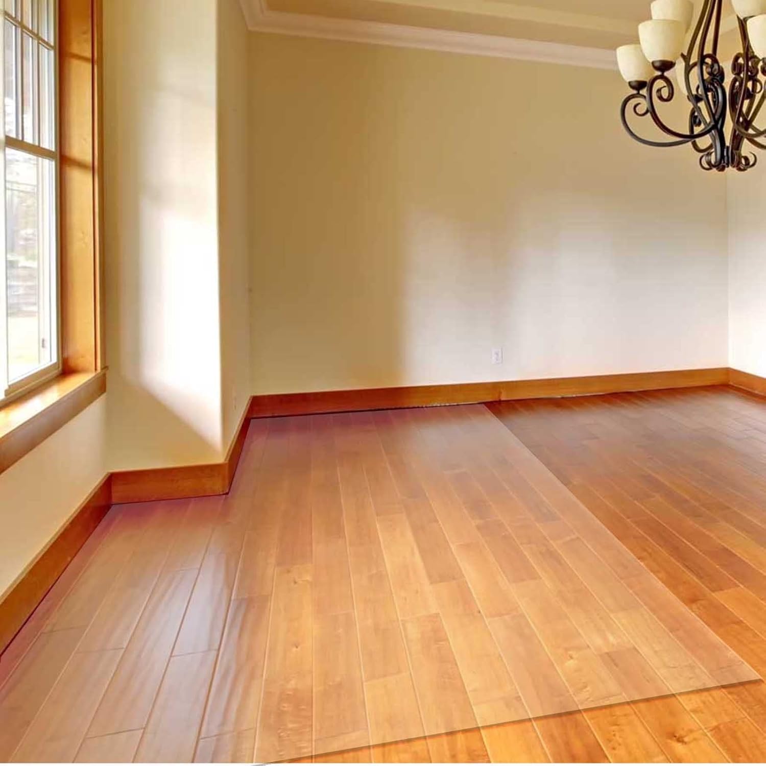 Clear Plastic Carpet Protector Mat 1.5mm Matte Frosted