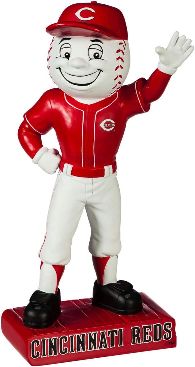 Evergreen Enterprises MLB Cincinnati Reds Mascot DesignGarden Statue, Team Colors, One Size