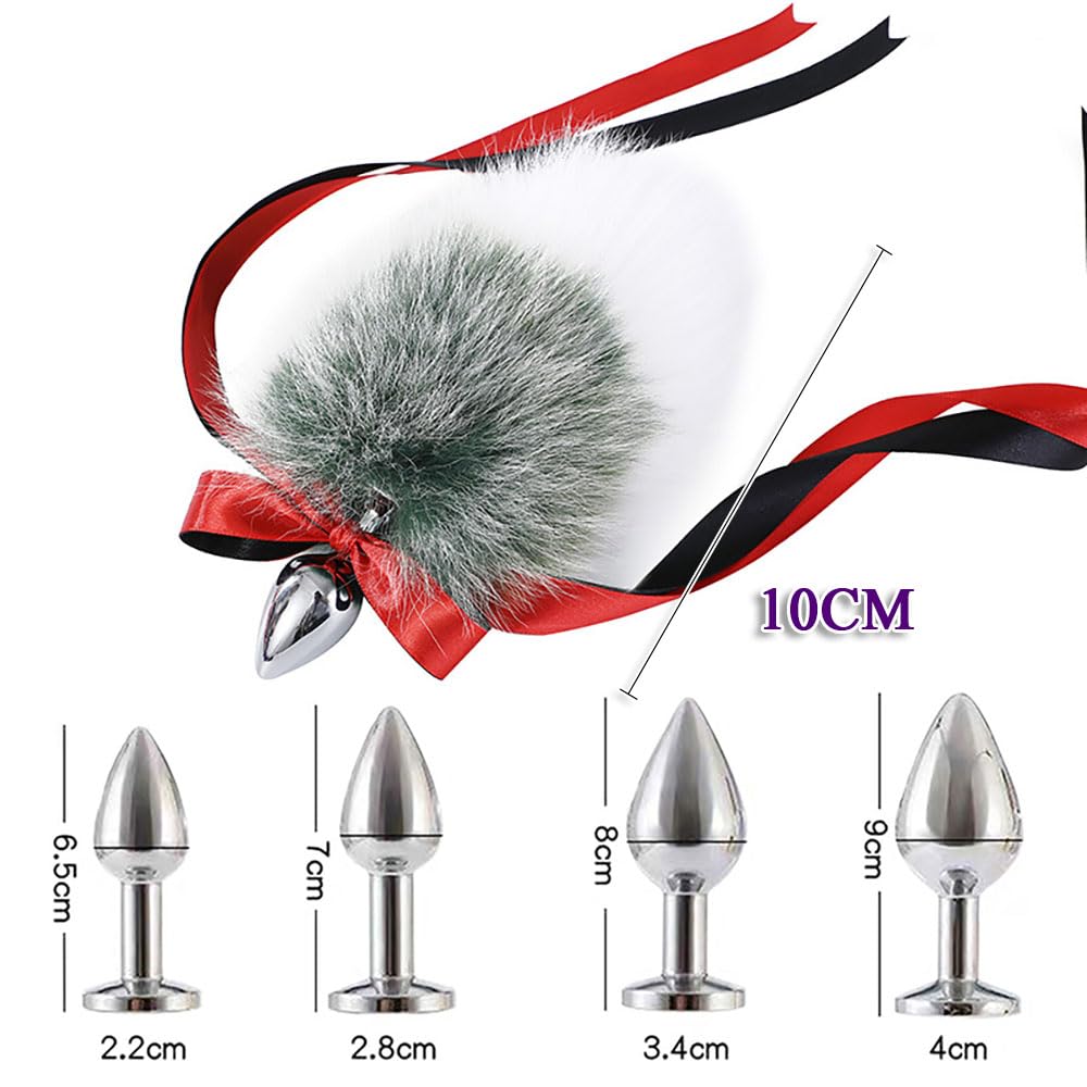 Amazon.com: Butt Plug Fox Tail Adult Erotic Products, Dark Green and White  Bunny Tail Posterior Female Apparatus Female Sense Rabbit Tail  Small/Medium/Large Metal Anal Plug-10CM|2.2cm Anal Plugs : Health &  Household