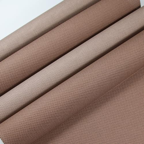 Image of KCS 4 pc of 12 inch x 18 inch(30cmx45cm) 14CT Counted Cotton Aida Cloth Cross Stitch Fabric (Coffee+Brown)