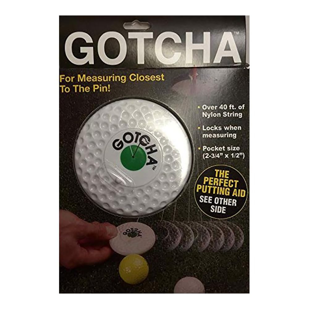Gotcha Golf Tape Measure Closest To Pin Fits In Bag NEW