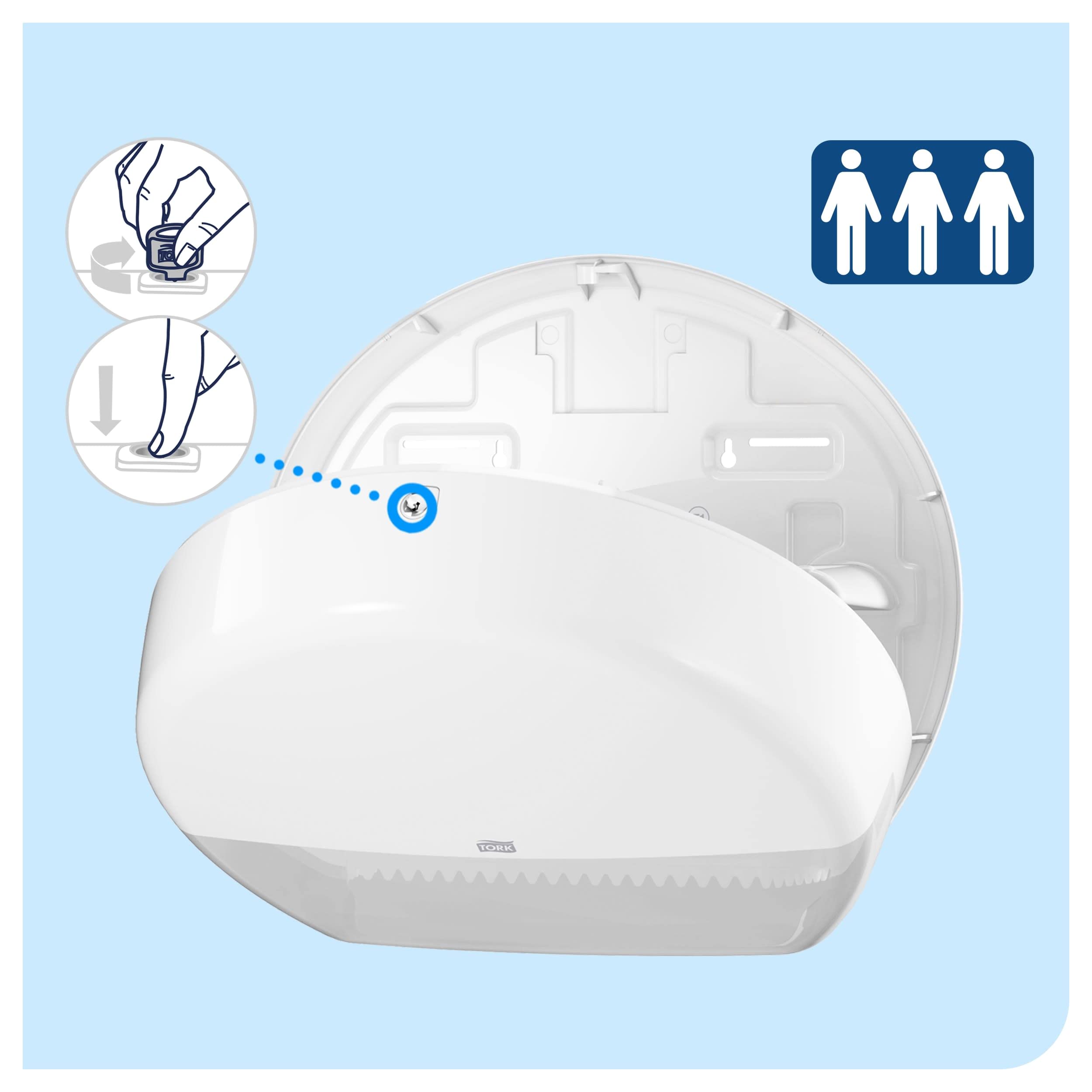 Tork Rotolo di Carta Igienica Jumbo Starter Pack - 954000 - T1 + Ricarica carta igienica (360 m)