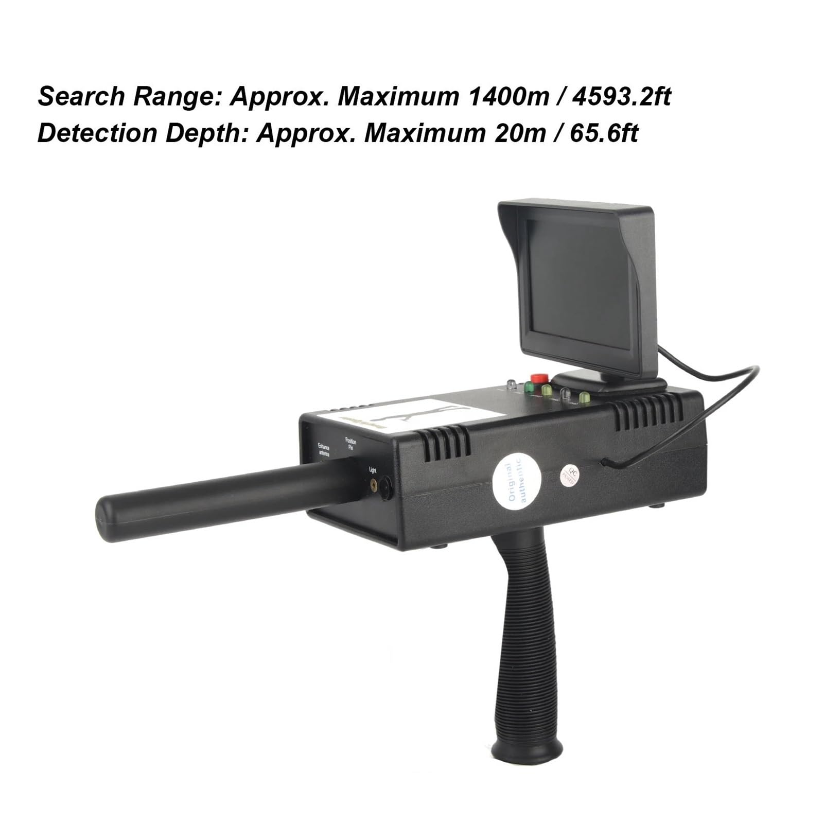 Détecteur de Métaux, Détecteur de métaux Boîtier ABS Sensible Stable Balayage Rapide trésors