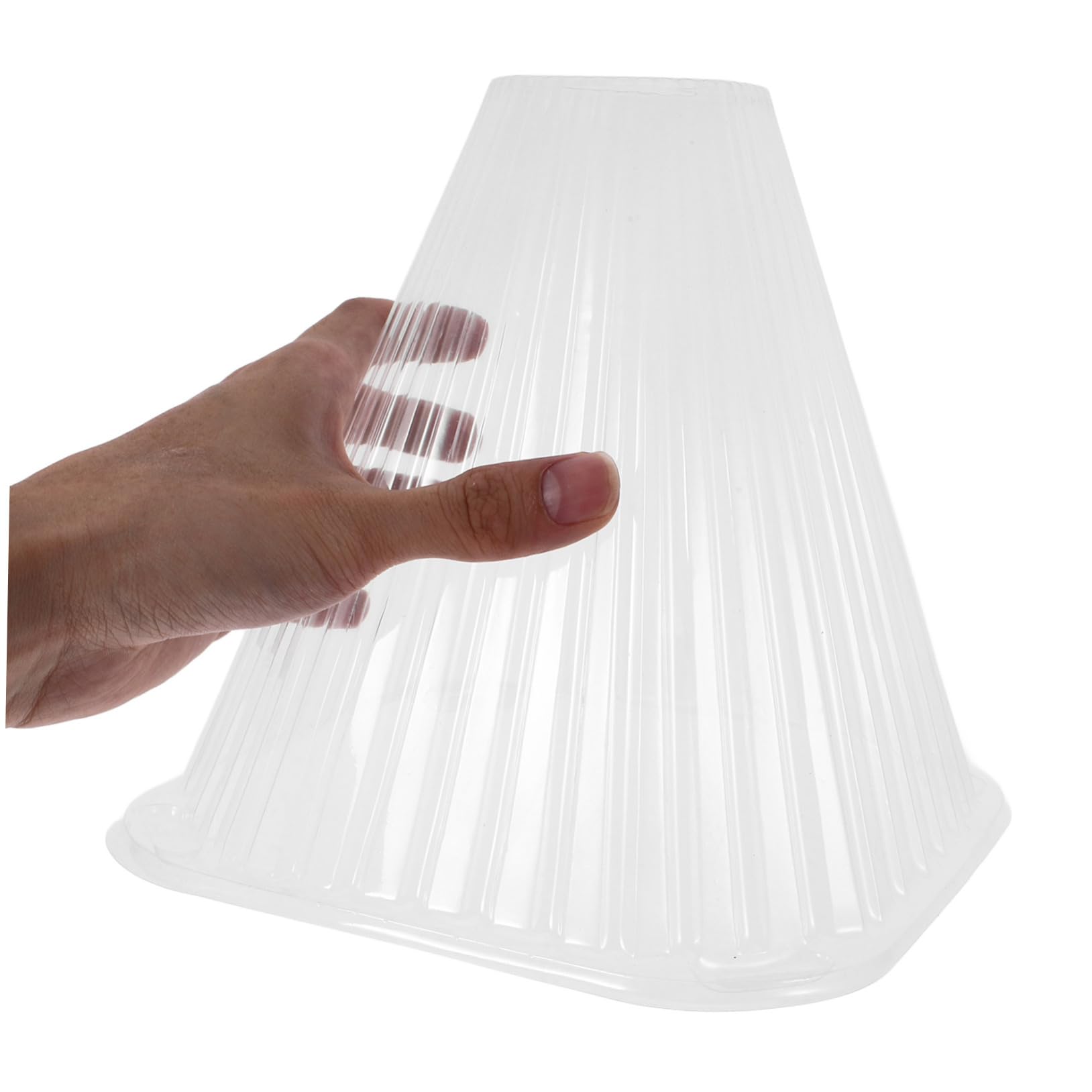 BESTonZON Cloche Conique pour Plantes, Lot de 10, Pet, Protection