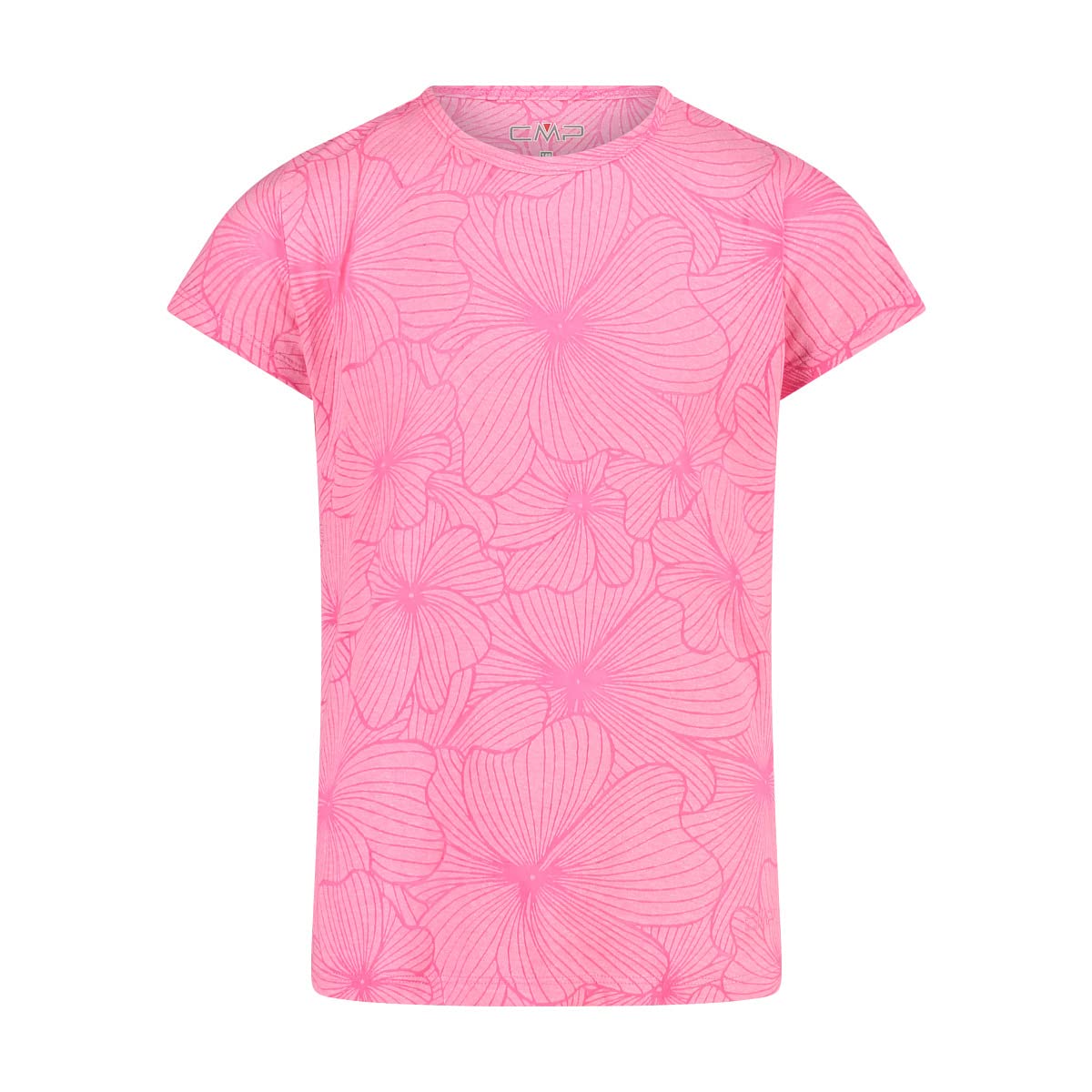 CMP - Children's T-Shirt, Pink Fluo, 98, Pink Fluo, 98 cm