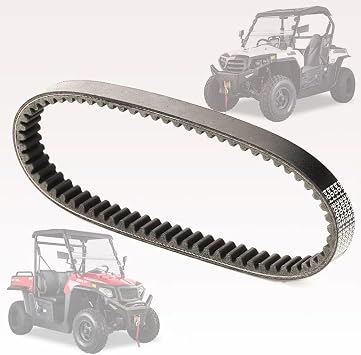 Chikia Hisun 250 CVT Drive Belt Replacement for Hisun UTV ATV 250 Sector250,Strike 250,Coleman UT250,Gunner250,Cowboy250,Spire250,Massimo,Bennche,Rural King 250
