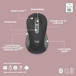 Logitech MK955 Signature Slim Wireless Keyboard and Mouse Combo, for Larger Hands, Quiet Typing and Clicking, Switch Across Three Devices, Bluetooth, Multi-OS, for Windows and Mac