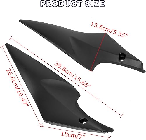 Miniatura 4 de psler - Cubierta lateral para tanque de gasolina, carenado lateral para tanque de gasolina para K6 GSXR600 GSXR750 2006 2007
